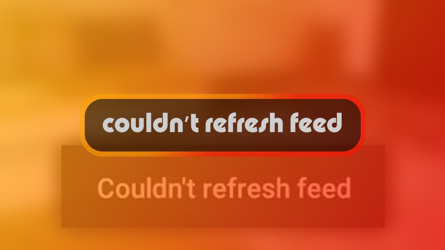 رفع خطای couldn’t refresh feed در اینستاگرام